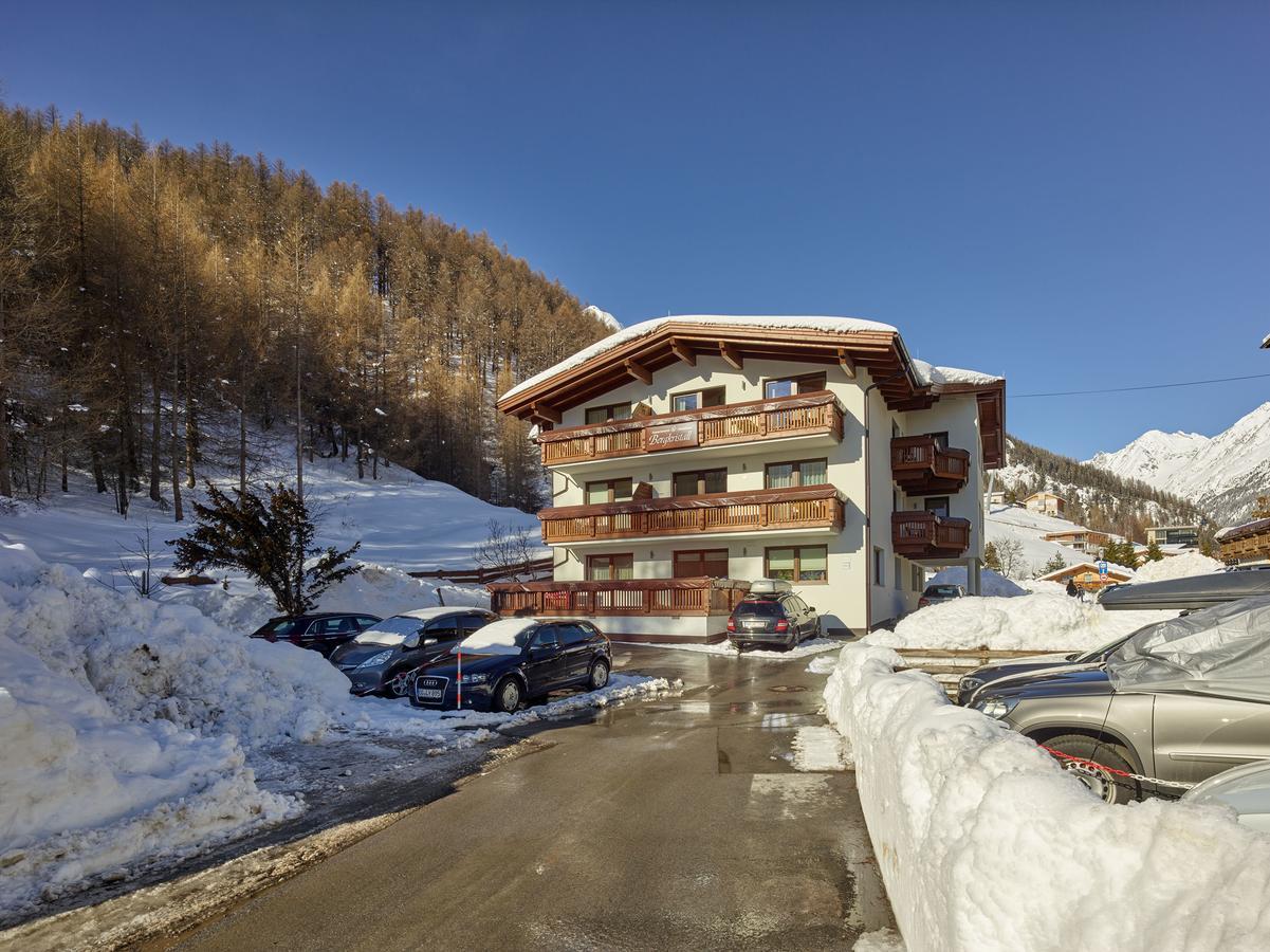 Appartement Gaestehaus Bergkristall Сьолден Екстериор снимка